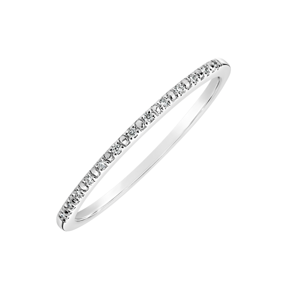 Prsteň s diamantmi Brilliant Line