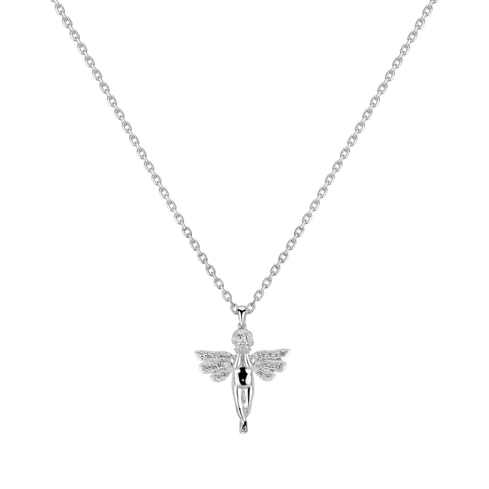 Přívěsok s diamantmi Glossy Angel