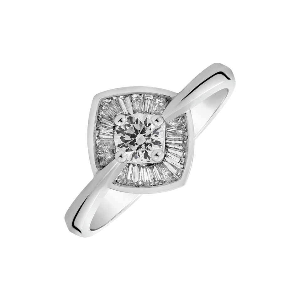 Prsteň s diamantmi Crystal Ivy