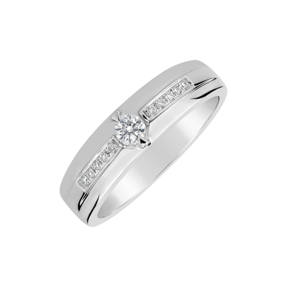 Prsteň s diamantmi Glass Ring