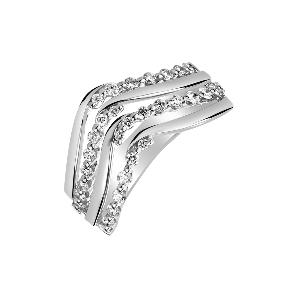 Prsteň s diamantmi Priness Crown
