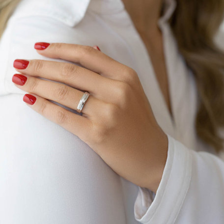 Prsteň s diamantmi Glass Ring